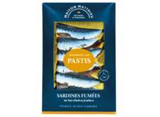 Sardines fumées au pastis100g 