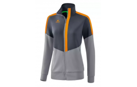 Veste worker Squad femme gris et orange