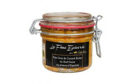 Foie gras canard entier au piment d'espelette 200g (4-5p)