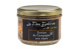 Terrine de campagne aux cèpes verrine de 180g
