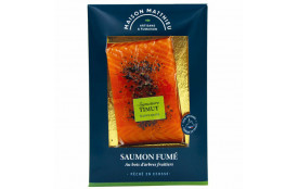 Saumon fumé &quot;signature&quot; au poivre de Timut tranché 250g (4-5 pers)