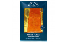 Truite des Pyrénées fumée tranchée 200g 
